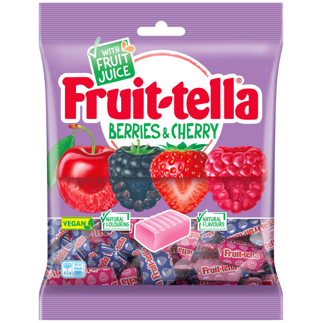 FRUITTELLA BERRIES N CHERRY 135G